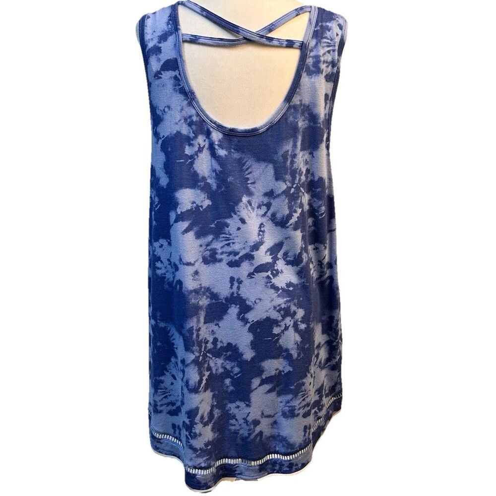 Wave Zone Tie Dye Lake Life Cover Up Size L - Picture 3 of 8